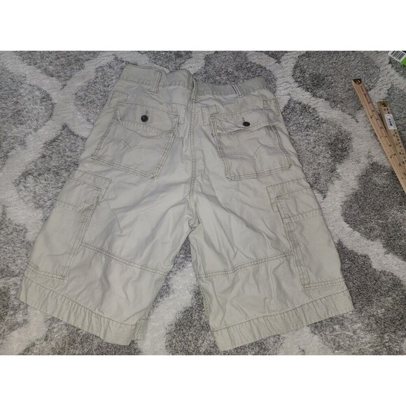 Levis Mens Cargo Shorts 34 Casual Utility White Tag Flat Front Khaki Y2K Chino - Picture 5 of 10